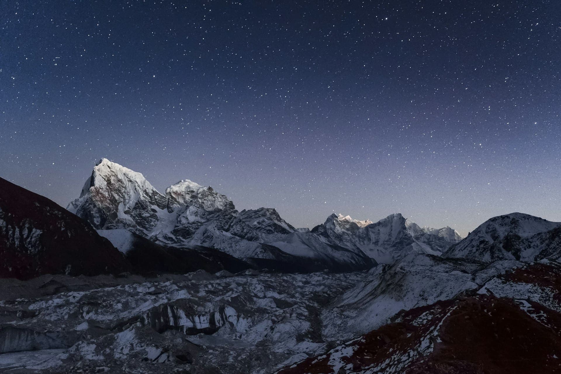 Mountain space background